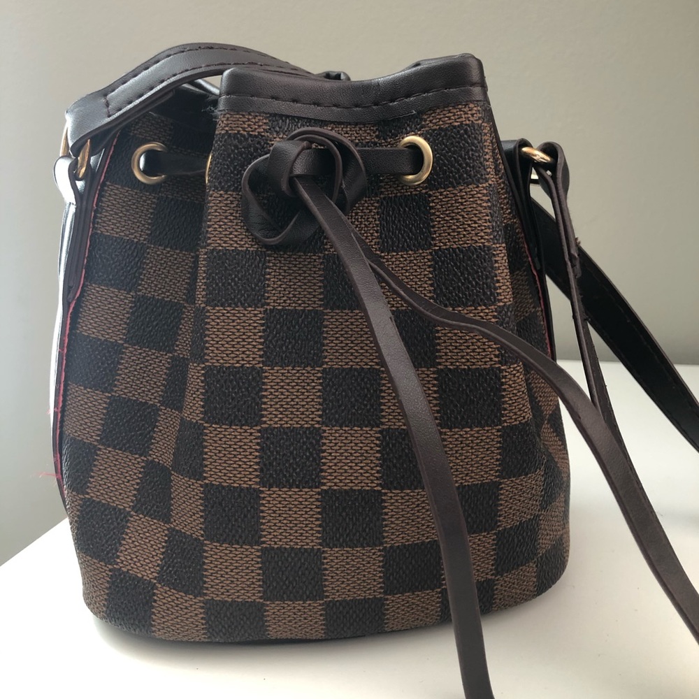 Small Checkered Nano Bag from Amazon